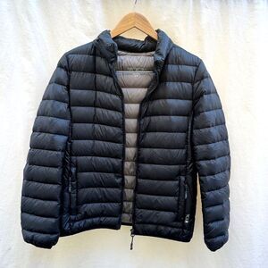Black Tumi Pax Down Puffer Jacket Womens Medium Packs & Turns Into Travel Pillow